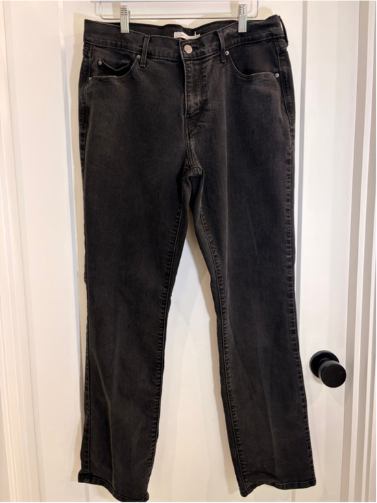 Levi's Denim - Levi's 505 Straight Leg Jeans Black Women's Size 31 EUC